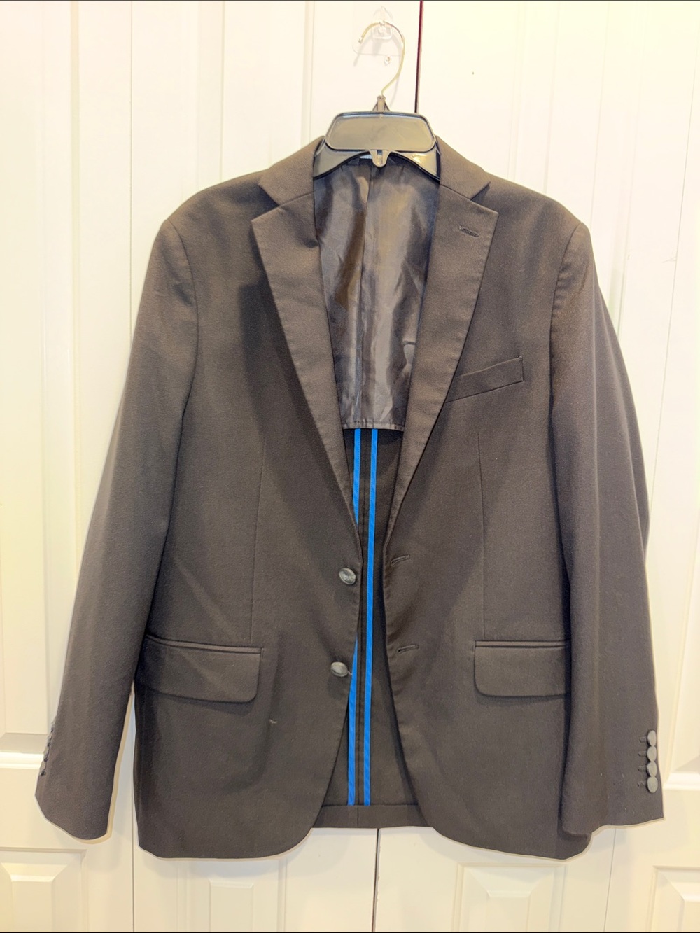 Men's Black Blazer - Classic Two-Button Suit Jacket